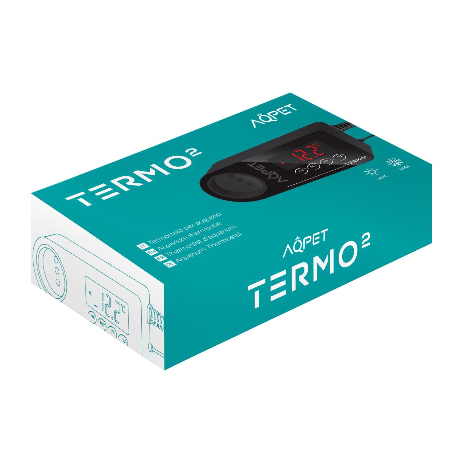 AQPET TERMO2 THERMOSTAT FOR AQUARIUMS HOT COLD