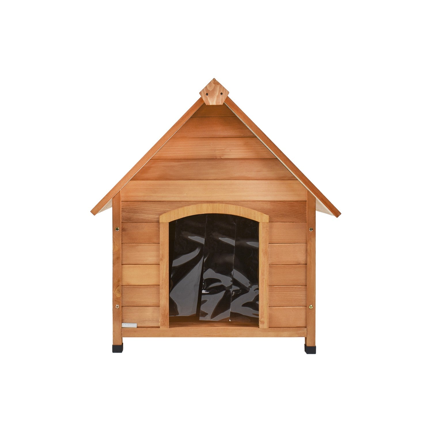AQPET FRIENDS SUITE CUCCIA IN LEGNO CON TETTO SPIOVENTE COMPLETA DI TENDA TERMICA