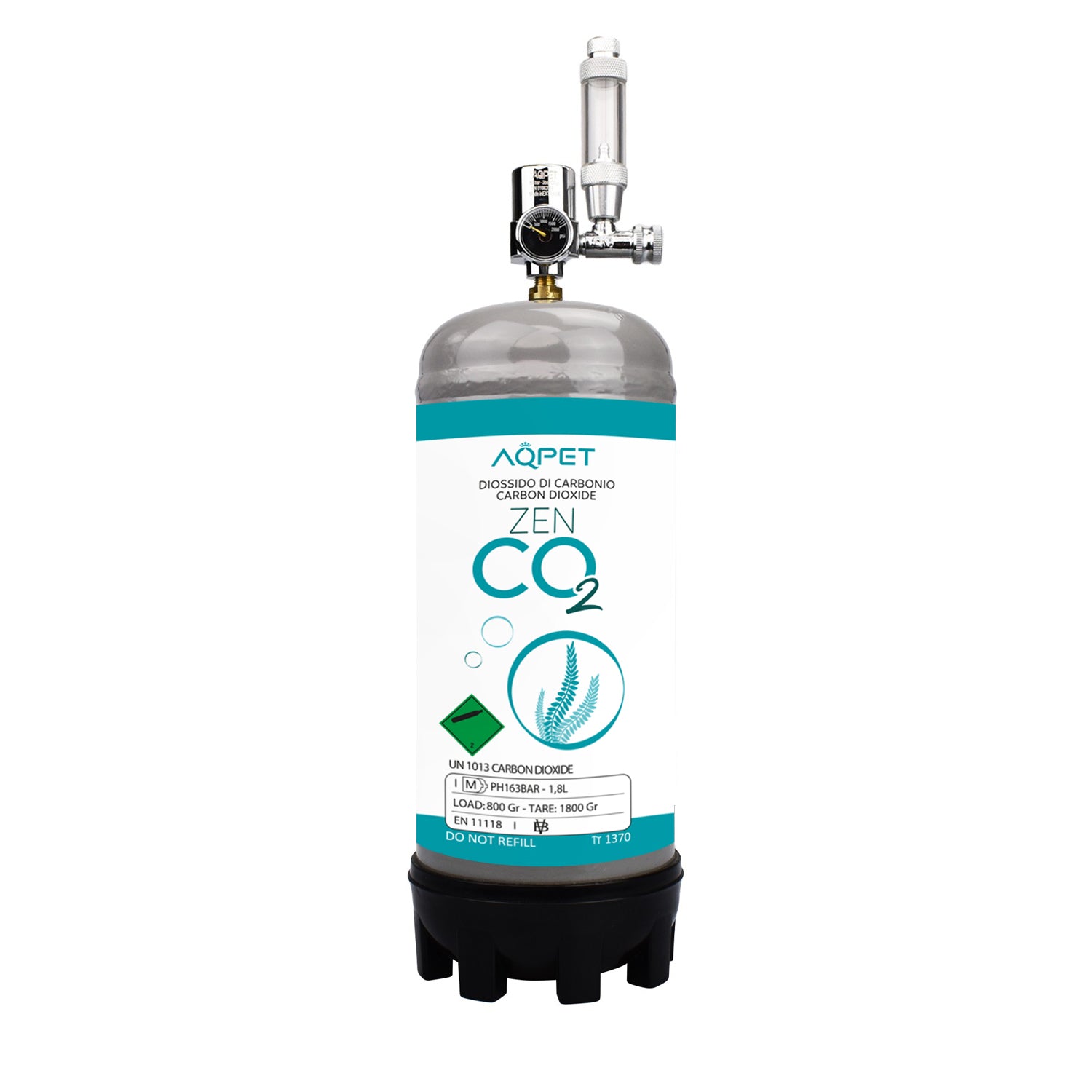 AQPET ZEN SYSTEM CO2 IMPIANTO CO2 COMPLETO PER ACQUARI