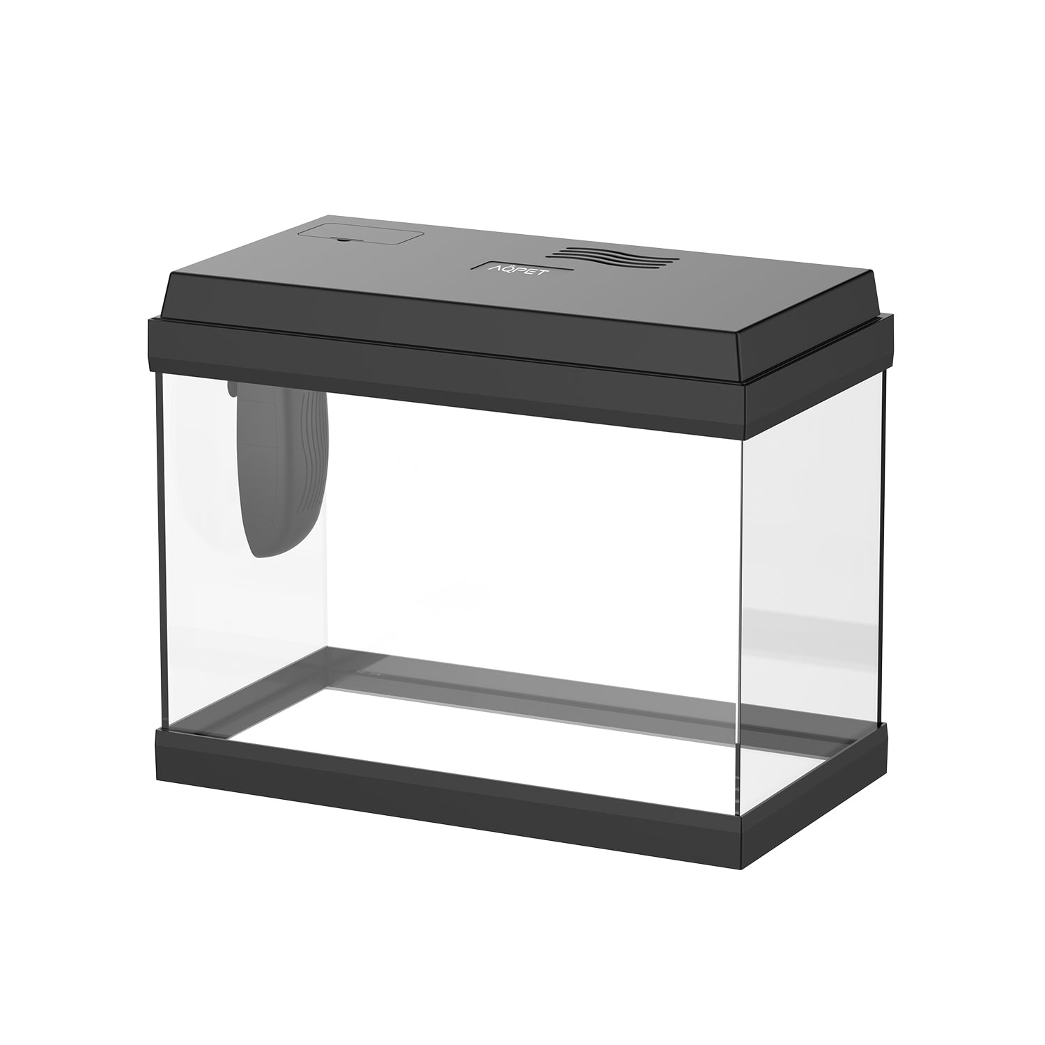 AQPET ACQUARIO SIMPLY LED 30 NERO COMPLETO LUCE E FILTRO - 39X22X30 H CM