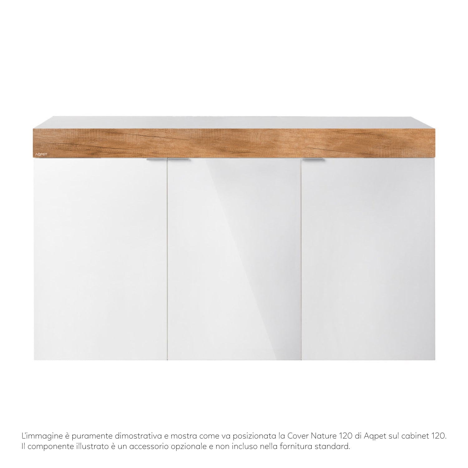 AQPET FASCIA PER CABINET 120 - NATURE WOOD