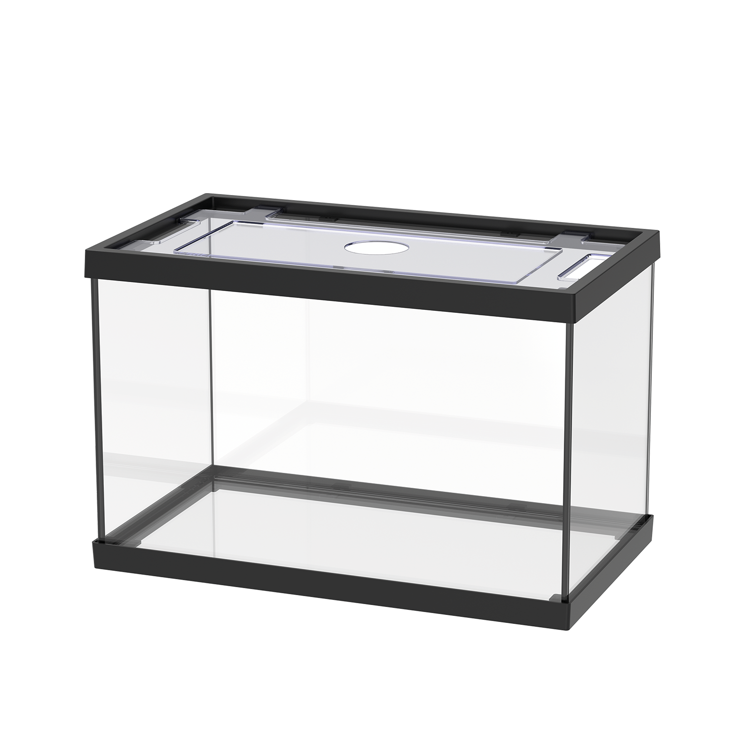 AQPET ACQUARIO ONE MINI IN VETRO 20 LT 39x22x26h NERO