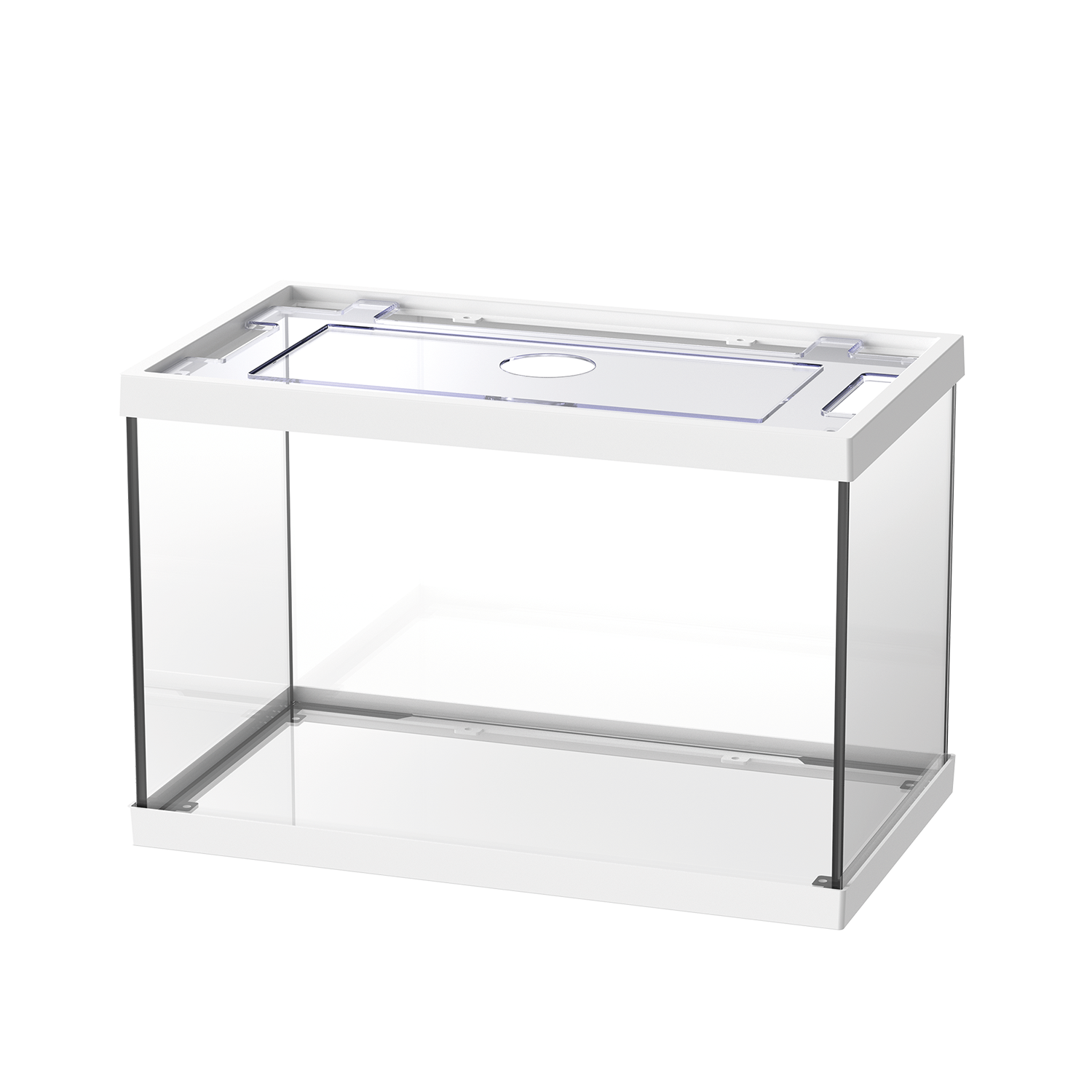 AQPET ACQUARIO ONE MINI IN VETRO 20 LT 39x22x26h BIANCO