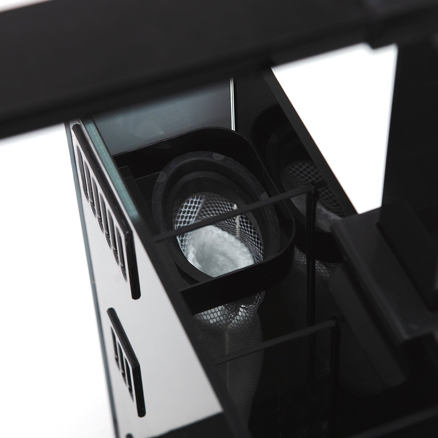 AQPET KUBIC 50 REAR BLACK - WITH REAR FILTER - 50X50X50 CM 8MM