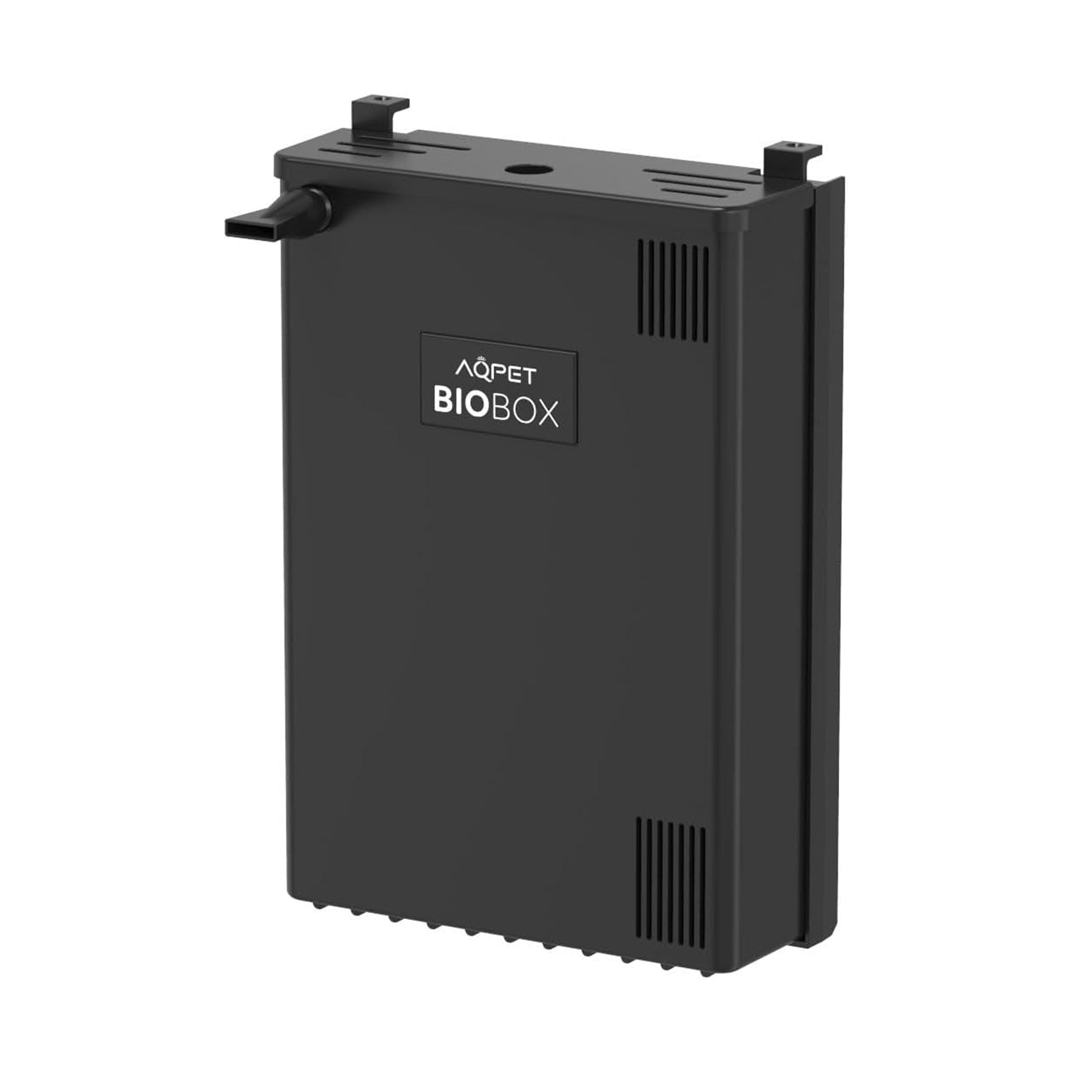 AQPET ACQUARIO SIMPLY LED 100 NERO COMPLETO DOPPIA LUCE FILTRO E RISCALDATORE - 80X32X45 H CM