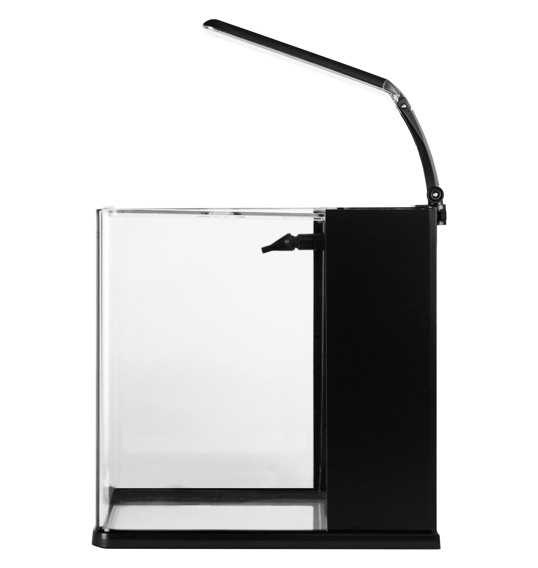 AQPET ACQUARIO IN VETRO QUBE 25 COMPLETE SET LUCE +POMPA+MATERIALI FILTRANTI