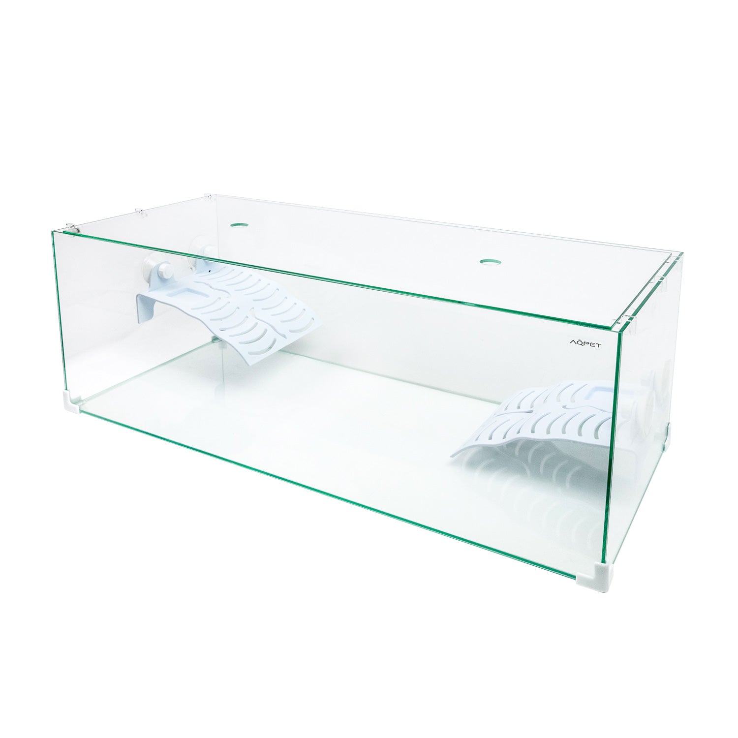 AQPET GLASS TURTLE TANKS TORTUGA 80 - 80X35X28 CM WITH ISLAND