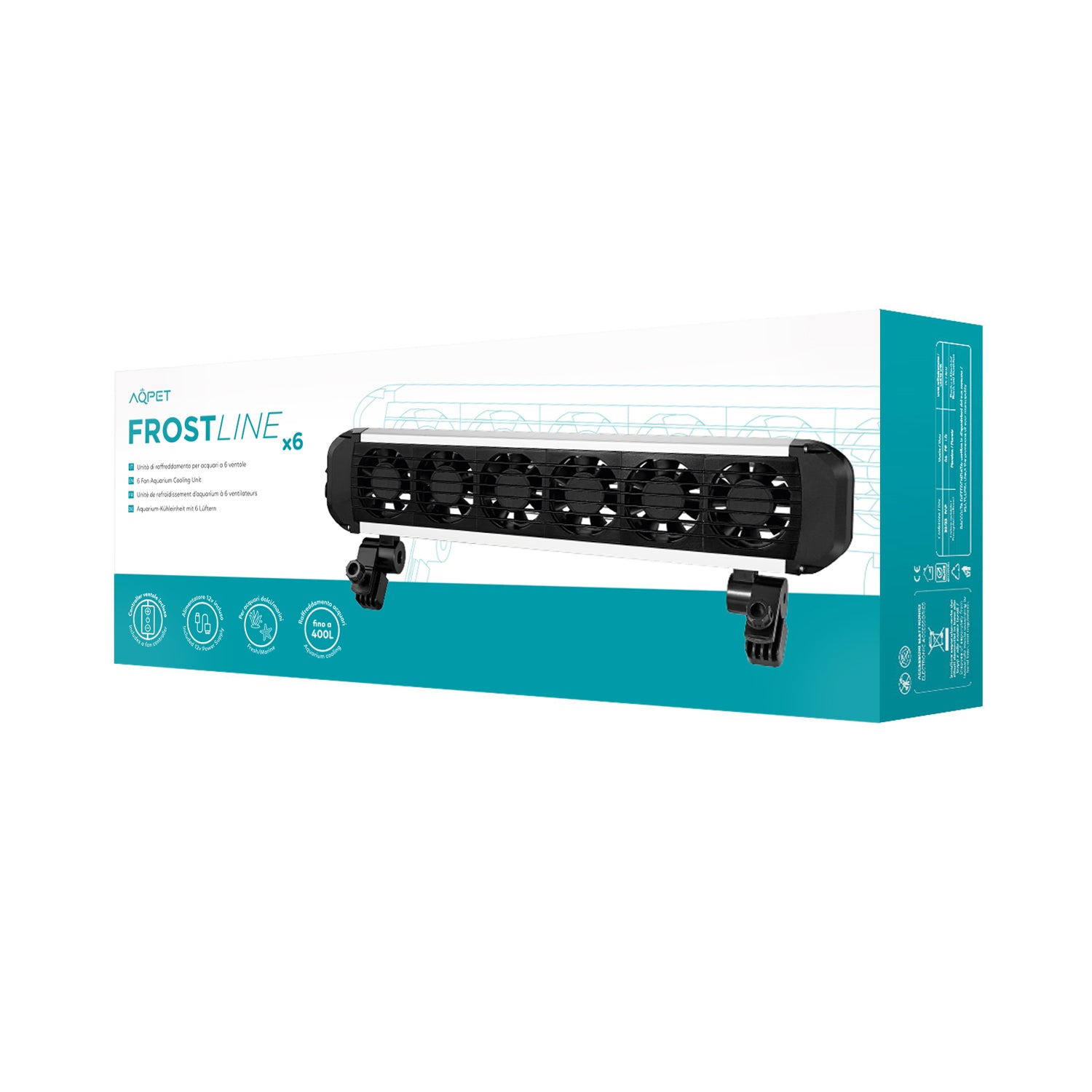 AQPET VENTOLE DI RAFFREDDAMENTO FROSTLINE A 6 ELEMENTI