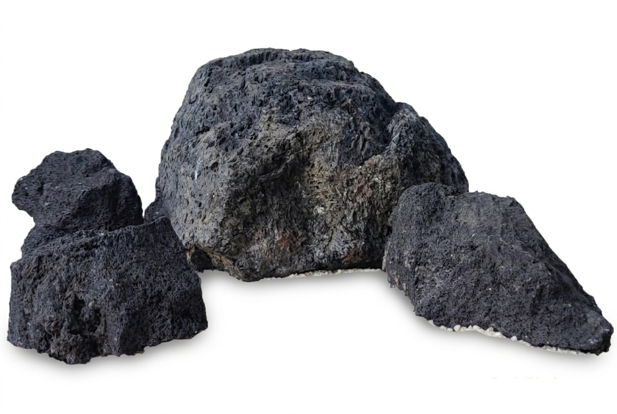 AQPET ZEN STONE ROCCIA MAGIC VOLCANO ROCK BLACK (CONF. 20KG MIXED)