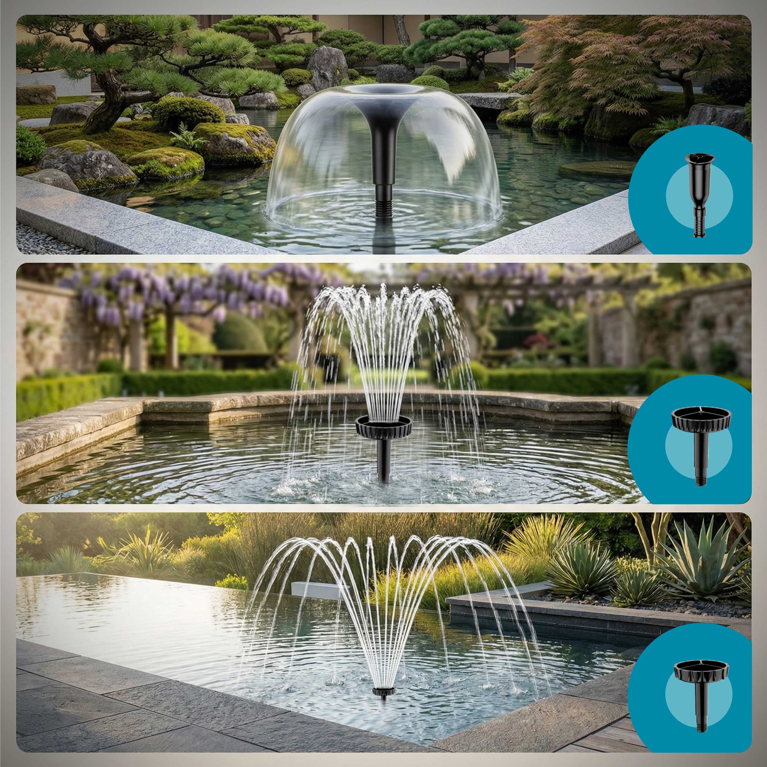 AQPOND SKYFLOW 20 POMPA GIOCHI D'ACQUA LAGHETTO