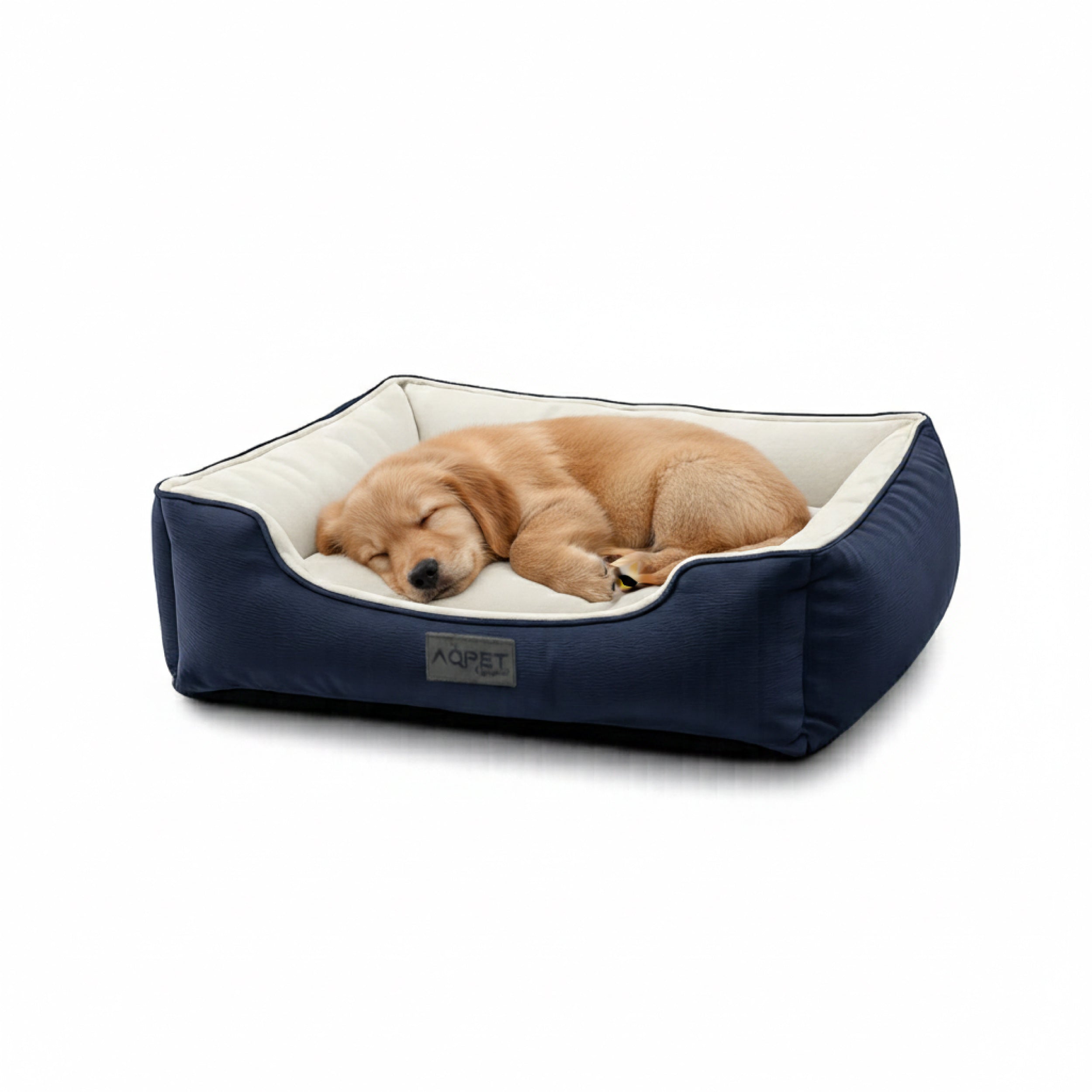 AQPET FRIENDS Cuccia per Cani e Gatti da Interno con Cuscino Morbido – Lavabile con base antiscivolo – Lettino Confortevole per Animali Domestici
