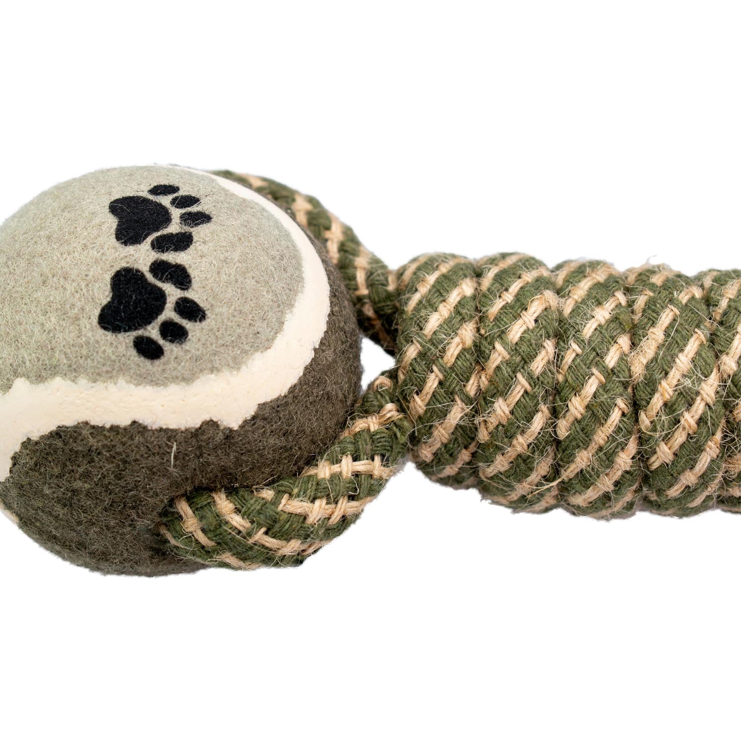 AQPET GIOCHI PER CANE ROPE PALLINE TENNIS CON CORDA 22 X 7 CM