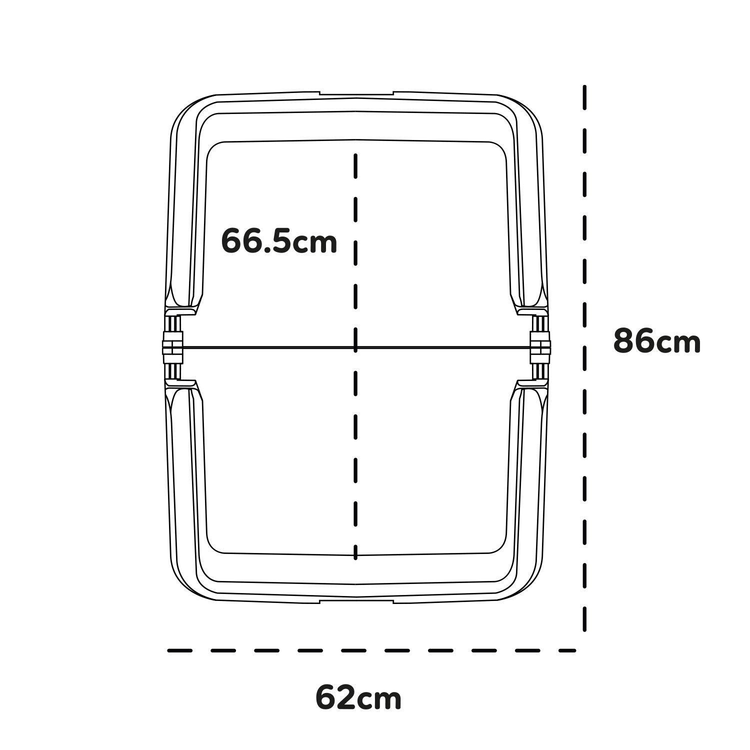 AQPET FRIENDS BAUBOX LETTIERA PIEGHEVOLE PER CANI 60X90 CM