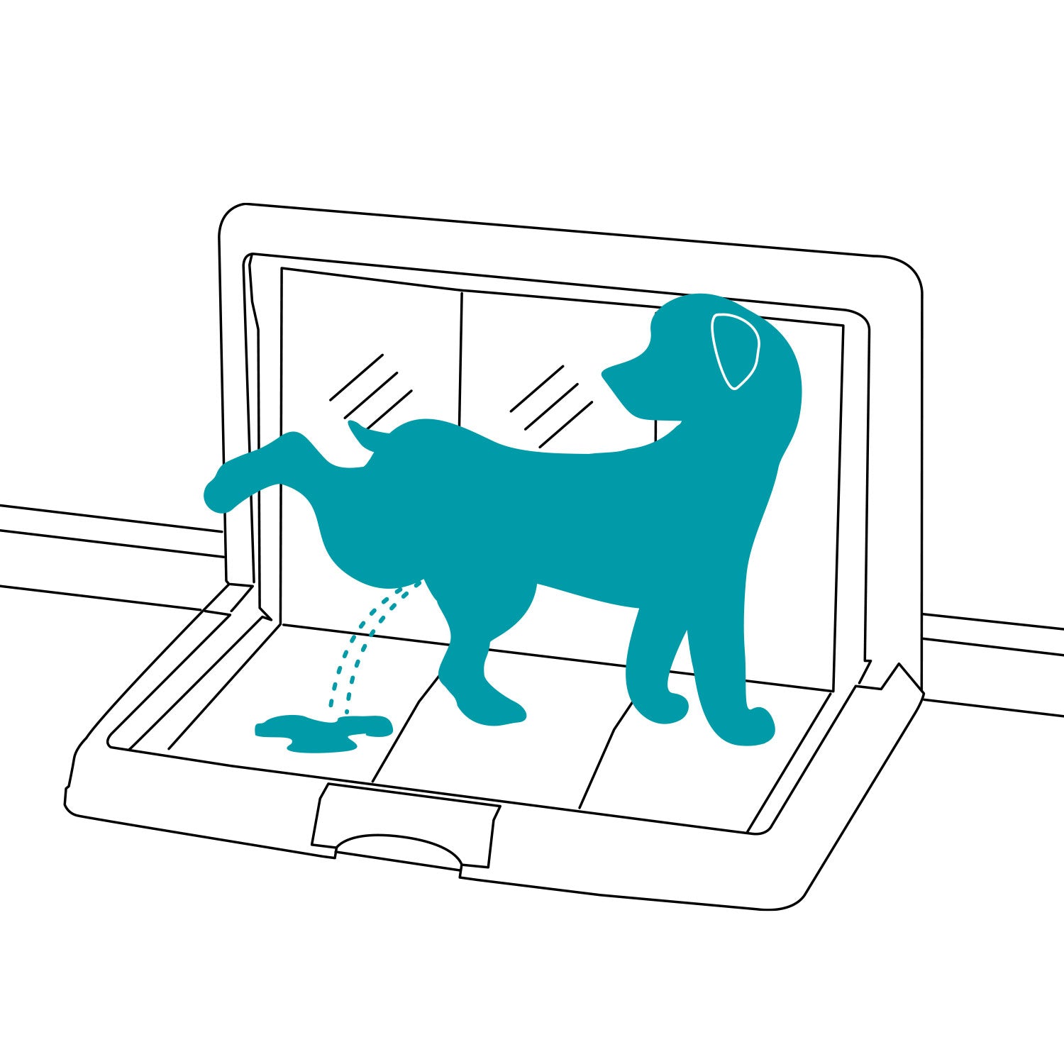 AQPET FRIENDS BAUBOX LETTIERA PIEGHEVOLE PER CANI 60X90 CM
