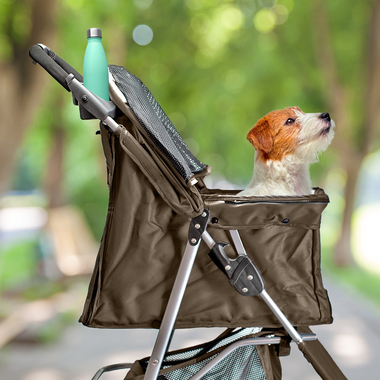 AQPET FRIENDS PETBUGGY PASSEGGINO COMODO E PRATICO PER CANI TAGLIA MEDIA/ PICCOLA
