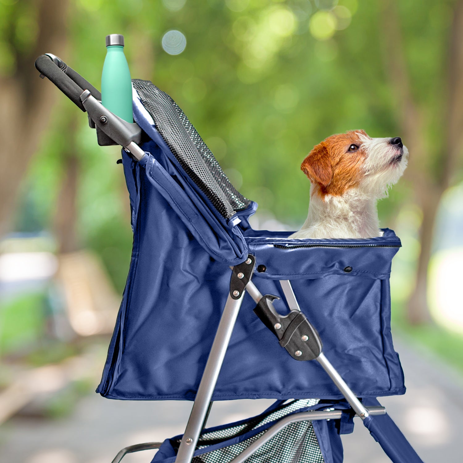 AQPET FRIENDS PETBUGGY PASSEGGINO COMODO E PRATICO PER CANI TAGLIA MEDIA/ PICCOLA