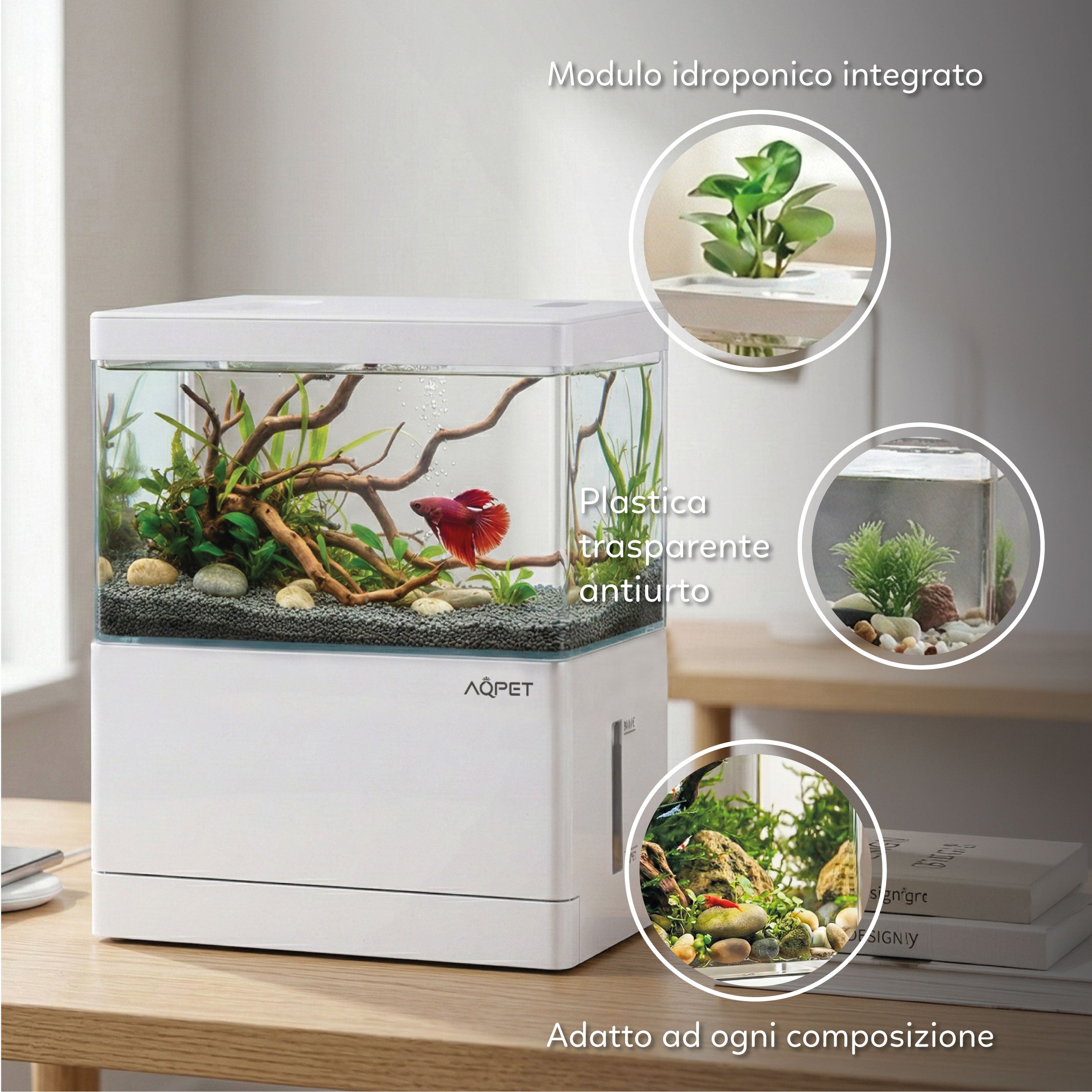 AQUAPET HYDO DESKTOP AQUARIUM DOCK STATION